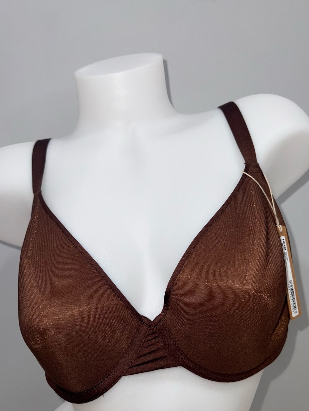SKIMS Weightless Demi Bra – Cocoa – Size 36DD